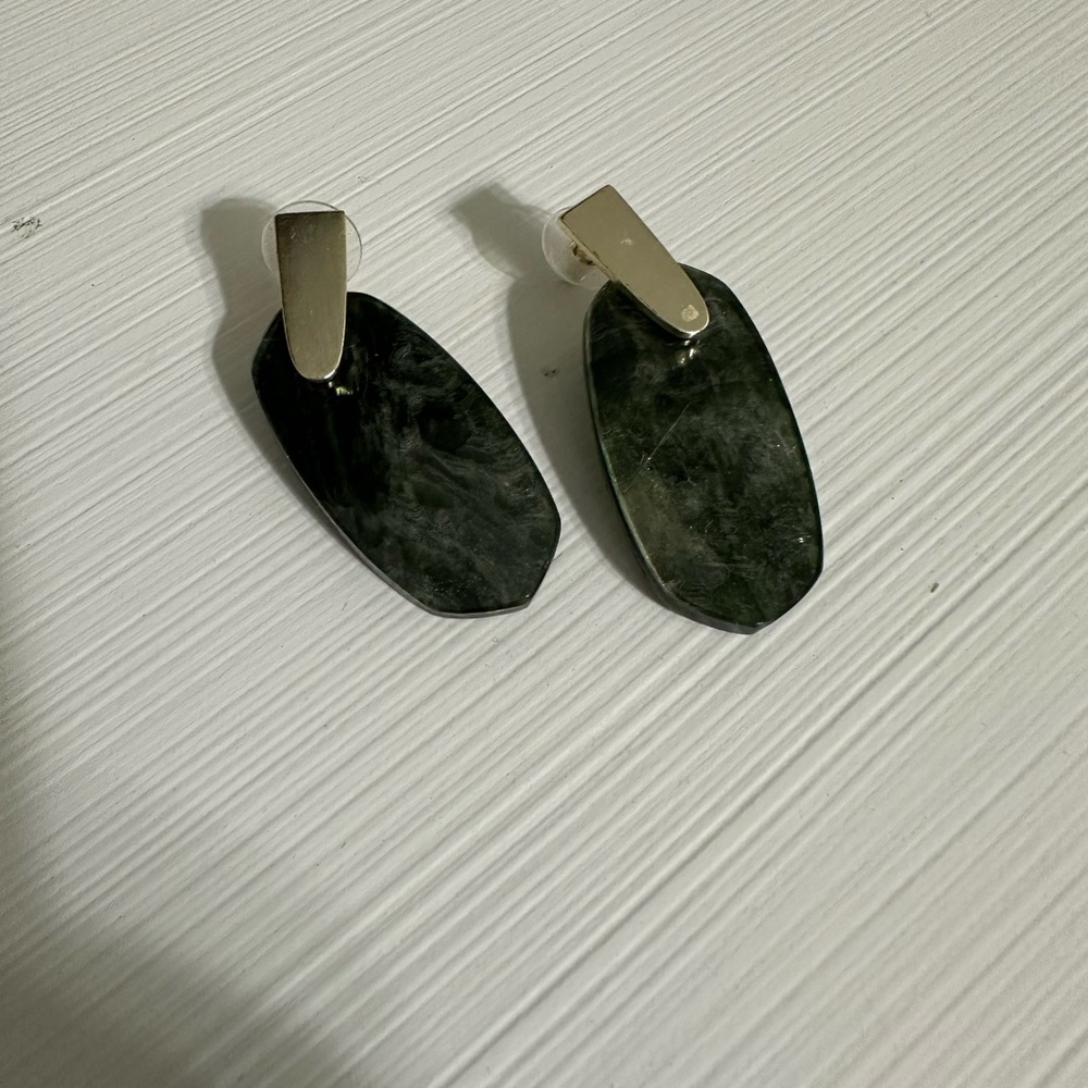 Black and Gold Earrings